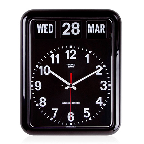 掛け時計｜TWEMCO トゥエンコ 掛け時計 パタパタ時計 カレンダー表示 
