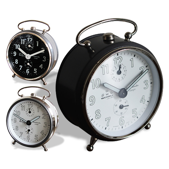 置き時計｜デッドストック・レア品 ドイツ WEHRLE (ウェラ) 小型手巻き 