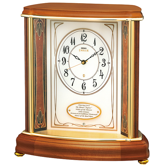 国内正規品】 SEIKOセイコーエンブレム 置き時計 HW520A 置時計 