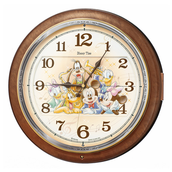 掛け時計｜セイコー(SEIKO) からくり時計 キャラクター時計 ディズニー 