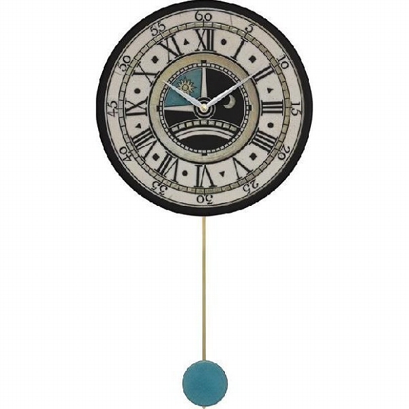 掛け時計｜リズム時計 RHYTHM 掛け時計 飾り振り子付 掛時計