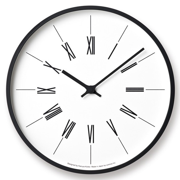 Lemnos レムノス 掛け時計 電波時計 30cm アナログ 時計台の時計